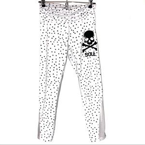 SoulCycle | Mini Triangle Skull Mesh Crop